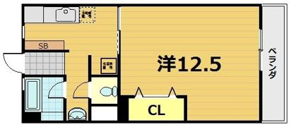 ヤマブハイツの間取り画像