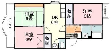 ベルフラッツの間取り画像