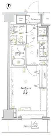 DIPS北千住の間取り画像