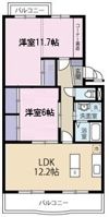 コーポラス三鈴の間取り画像