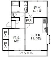 ビレッジ夢の間取り画像