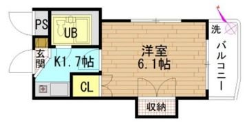 シャイン長束の間取り画像