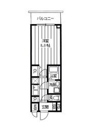 ウィルテラスなんば南（旧：サムティナンバ南）の間取り画像