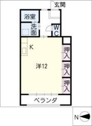 エクシブ池下の間取り画像