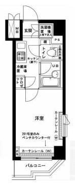 ルーブル大森九番館の間取り画像