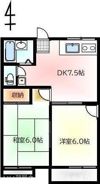 ハイツ山本の間取り画像