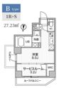 S-RESIDENCE亀戸balmの間取り画像