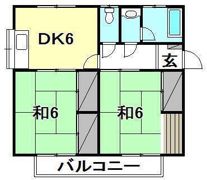 美幸ハイツの間取り画像