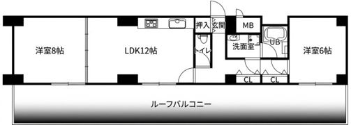 朝日プラザ新神戸の間取り画像