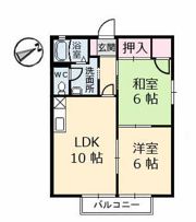 ディアス川南C棟の間取り画像