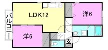 カーサ井上 C棟の間取り画像
