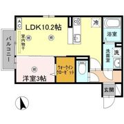 スカイブルー B棟の間取り画像
