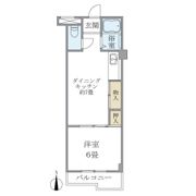 大井鹿島谷ハイツの間取り画像