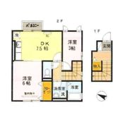 ハイツ天のやの間取り画像