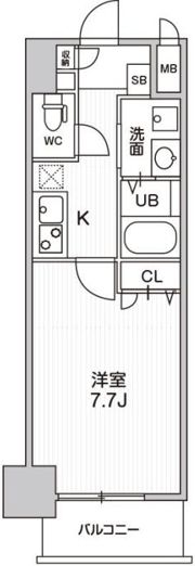 La Douceur梅田Eastの間取り画像