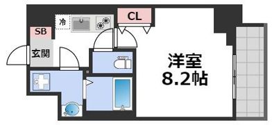 Metrosa深江橋の間取り画像