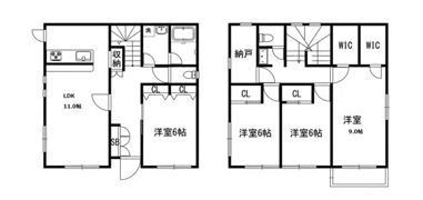 髙谷邸の間取り画像