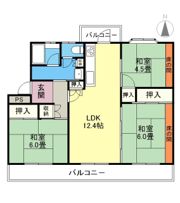Alively久松台の間取り画像