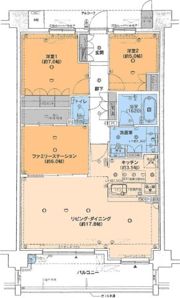 ウェリス持田レジデンスの間取り画像