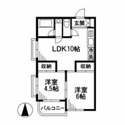 クランツ目黒の間取り画像