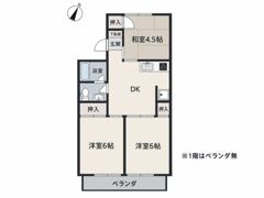高橋ハイツ C棟の間取り画像