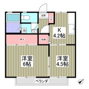パナヨシハラB棟の間取り画像