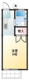 石道ハイツBの間取り画像