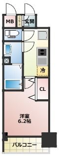 プレサンス東三国駅前グランクラスの間取り画像