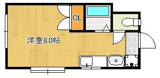 No.5 プチパレット中井の間取り画像