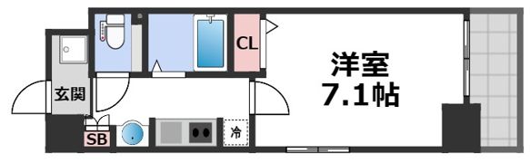 アップルガーデンコート城東の間取り画像