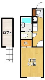 ハイツみらいの間取り画像