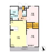 シーバス A館の間取り画像