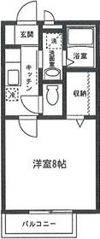 パナハイツ柏木の間取り画像