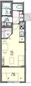 KEIAI RESIDENCE 北戸田の間取り画像