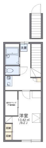レオパレスセイコーⅡの間取り画像