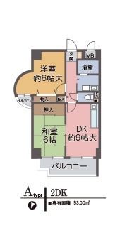 ホープ清風荘の間取り画像