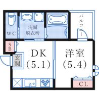 Jハイツ湊川の間取り画像