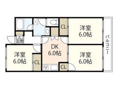 牛田みのりマンションの間取り画像