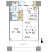 白金ザ・スカイ東棟の間取り画像