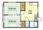瀬名川3丁目 2DKの間取り画像