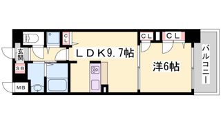 メゾンドバレーの間取り画像