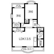 ビューネ松富IIの間取り画像