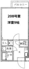 アークリード大津京の間取り画像