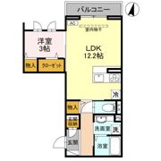 D-Sereno新倉 Ⅰの間取り画像