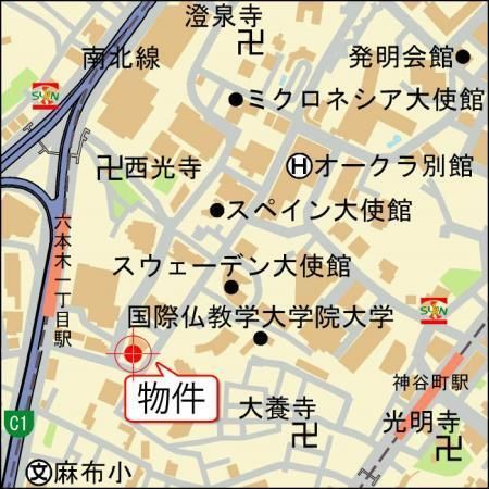 近くに施設あり