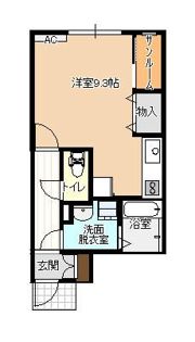 アバンティ木津B棟の間取り画像