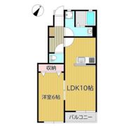 フォレスト備前原B(西)棟の間取り画像