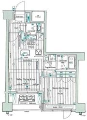 セルアージュ横濱関内エリーゼの間取り画像