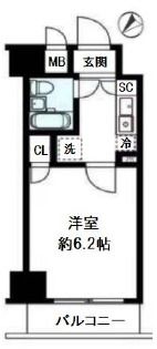 エクセリア新宿の間取り画像