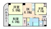 サニーサイド豊中の間取り画像